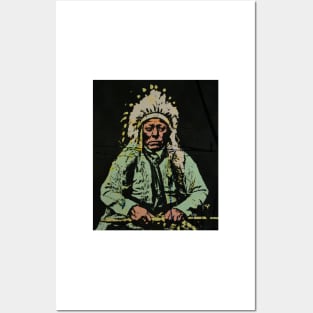 Bear Man-Southern Cheyenne (color) Posters and Art